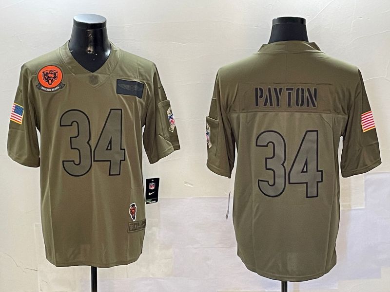 Men Chicago Bears #34 Payton Green 2024 Nike Limited NFL Jersey style 01081->buffalo bills->NFL Jersey
